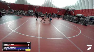 86 lbs Quarterfinal - Jared Peters, Wisconsin vs Adrian Serrano, Ringers Wrestling Club