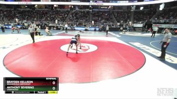 I-116 lbs Semifinal - Anthony Severino, Lindenhurst vs Brayden Kellison, Williamsville North/East