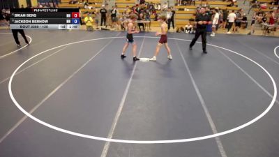 138 lbs Cons. Round 5 - Brian Berg, MN vs Jackson Berhow, MN