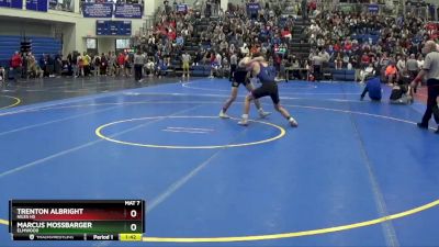 138 lbs Champ. Round 2 - Trenton Albright, Niles HS vs Marcus Mossbarger, ELMWOOD