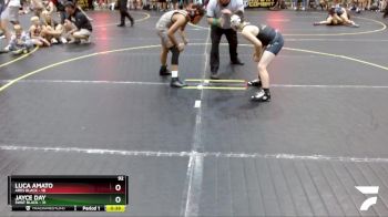 92 lbs Round 5 (6 Team) - Jayce Day, SWAT Black vs Luca Amato, Ares Black