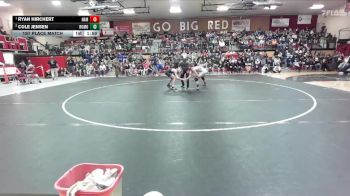 113 lbs 1st Place Match - Ryan Hirchert, Nampa vs Cole Jensen, Rocky Mountain