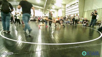 100 lbs Consi Of 4 - Dylan Roberts, Claremore Wrestling Club vs Maverick Stewart, Warner Eagles Youth Wrestling