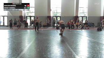 125 lbs Consi Of 8 #2 - Waylon Rogers, VMI vs Brody Gobbell, Tennessee-Chattanooga