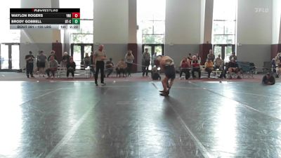 125 lbs Consi Of 8 #2 - Waylon Rogers, VMI vs Brody Gobbell, Tennessee-Chattanooga