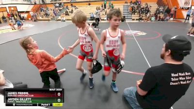 67 lbs 1st Place Match - James Frimml, Worland Wrestling Club vs Jayden Gillett, Powell Wrestling Club