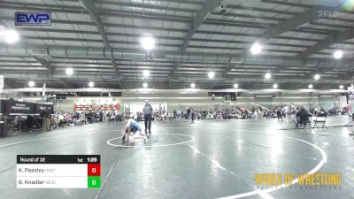 89 lbs Round Of 32 - Karver Peasley, Inland Northwest Wrestling Training Center vs Brady Knadler, NB Elite