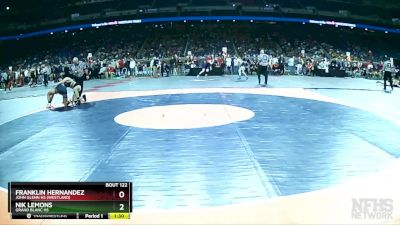 D1-144 lbs Quarterfinal - Nik Lemons, Grand Blanc HS vs Franklin Hernandez, John Glenn HS (Westland)