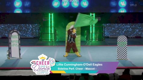 Lillia Cunningham-O'Dell Eagles [2025 Sideline Perf. Cheer - Mascot -] 2025 Pop Warner National Cheer & Dance Championship