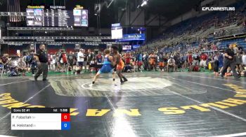 120 lbs Cons 32 #1 - Fuanyi Fobellah, Ohio vs Hagen Heistand, Iowa