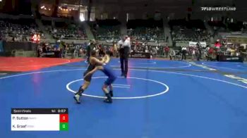 70 lbs Semifinal - Paxton Sutton, Waverly Area WC vs Kyper Graaf, Sebolt Wrestling Academy