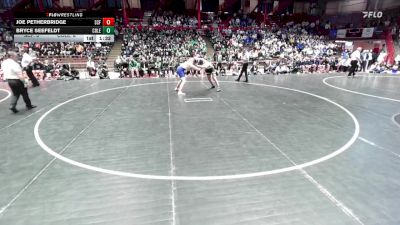 215 lbs D1/d2/d3 Finals (sat 3:00 P.m.) - Bryce Seefeldt, Coleman vs Joe Petherbridge, Saint Croix Falls