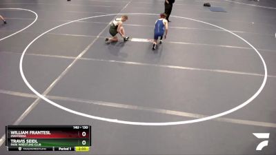 130 lbs Cons. Round 3 - Travis Seidl, Park Wrestling Club vs William Frantesl, Owatonna