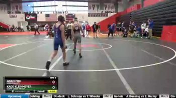 Round 1 - Adam Fish, Independence vs Kade Kleinmeyer, Clear Creek-Amana