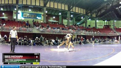 150 lbs Placement (4 Team) - Treyton Harrington, Lincoln Southwest vs Reece Santamaria, Papillion-La Vista South