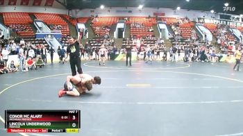 130 lbs Champ. Round 2 - Conor Mc Alary, Michigan Premier vs Lincoln Underwood, Portage