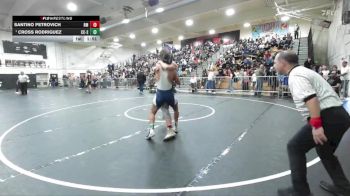 165 lbs Champ. Round 2 - Cross Rodriguez, Calvary Chapel/SA vs Santino Petrovich, Rancho Mirage