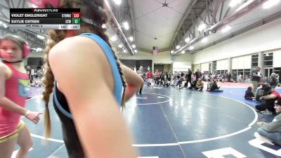 80 lbs Rr Rnd 5 - Sydney Daxberger, CT Whale Orca vs Kali Naples, Cordoba Trained Girls