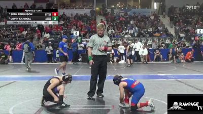 80 lbs Champ. Round 1 - Sam Hunsperger, Wildcat vs Greyson Crotinger, Trailhands