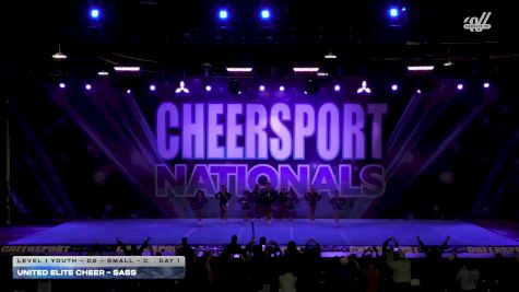 United Elite Cheer - SASS [2026 L1 Youth - D2 - Small - C Day 1] 2026 CHEERSPORT National All Star Cheerleading Championship