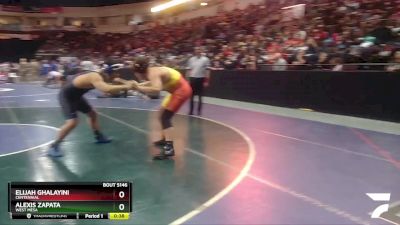 5A 189 lbs Cons. Round 1 - Alexis Zapata, West Mesa vs Elijah Ghalayini, Centennial