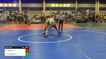 Match - Kevin Sanson, San Marcos High School vs Draygan Colonese, Pine Creek Wrestling