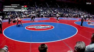 2A-165 lbs Semifinal - Tamorris Johnson, Lakeview Ft. Oglethorpe HS vs Payton Legatt, Union County