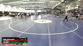 125 lbs Cons. Round 4 - Avi Berg, Castleton vs Ariel Escalante, Springfield