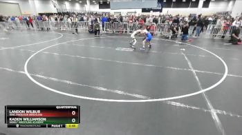 71 lbs Quarterfinal - Landon Wilbur, WWC Predator Wrestling vs Kaden Williamson, Sebolt Wrestling Academy