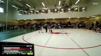 67 lbs Quarterfinal - Bohannon Reagan, Washington vs Axton Waldemar, Blaine Barracudas Wrestling Club
