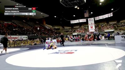Junior Boys - 157 lbs Champ. Round 2 - Micah Freimuth vs Connor McNeil, Ukiah High School Wrestling