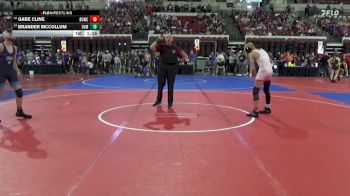 116 lbs Champ. Round 3 - Gabe Cline, Unattached vs Brander McCollum, Ronan Wrestling