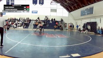 165 lbs Semifinal - Logan Bechtold, St. Vincent College vs King Wright, Hiram
