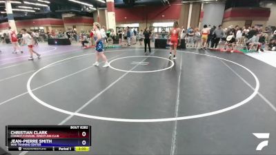 215 lbs Quarterfinal - Christian Clark, Cowboy/Cowgirl Wrestling Club vs Jean-Pierre Smith, WAR Training Center