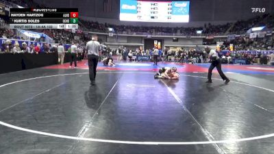 1A-4A 132 Quarterfinal - Kurtis Soles, Cherokee County vs Hayden Hartzog, Alexandria HS