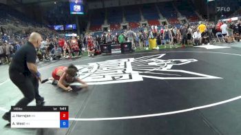 145 lbs Cons 64 #2 - Jorge Herrejon, Washington vs Austin West, Minnesota