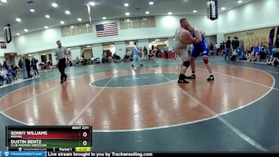 130 lbs Quarterfinal - Dustin Bentz, Club Madison Wrestling vs Sonny Williams, Indiana