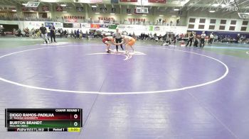 197 lbs Champ. Round 1 - Burton Brandt, Midland (Neb.) vs Diogo Ramos-padilha, St. Thomas University