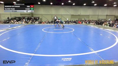 75 lbs Rr Rnd 5 - Dawson Bittinger, POWA 9U vs Oliver Page, Potentially Dangerous