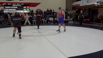 285 lbs Quarterfinal - Tyler Rawlings, Colorado Northwestern CC vs Logan Clayburn, Southwestern Oregon Community College