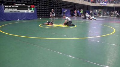 41 lbs Rr Rnd 3 - Bristol Sutton, Kennedyville vs Sophia Ochoa, Halethorpe