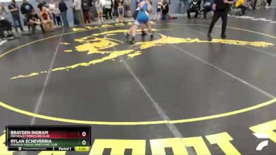 250 lbs X Bracket - Brayden Ingram, Mid Valley Wrestling Club vs Rylan Echeverria, Chugach Eagles Wrestling Club