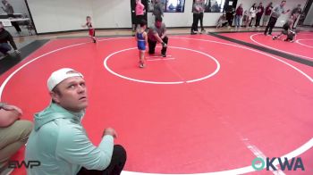 45 lbs Round Of 16 - Dante Perez, Tiger Trained Wrestling vs Kove Gatzman, Warner Eagles Youth Wrestling