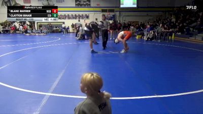 175 lbs Quarterfinal - Blake Mather, West Delaware, Manchester vs Clayton Isham, Clear Creek-Amana