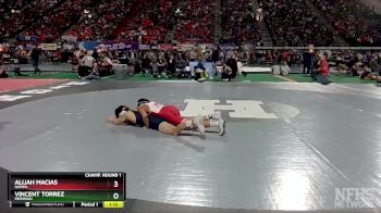 5A 120 lbs Champ. Round 1 - Alijah Macias, Nampa vs Vincent Torrez, Meridian