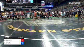 126 lbs Rnd Of 64 - Dainon Kappes, New Jersey vs Tyler Althoff, South Dakota