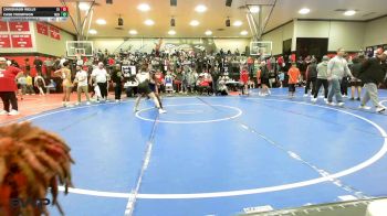 126 lbs Quarterfinal - Chrishaun Wells, Tulsa Hale vs Case Thompson, McAlester