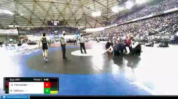 4A 132 lbs 1st Place Match - Alejandro Fernandez, Sunnyside vs Kai Calhoun, Graham-Kapowsin