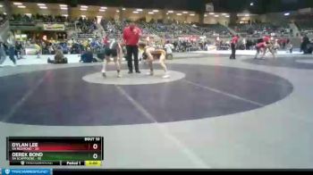 152 lbs Finals (8 Team) - Derek Bond, 5A Scappoose vs Dylan Lee, 5A Redmond