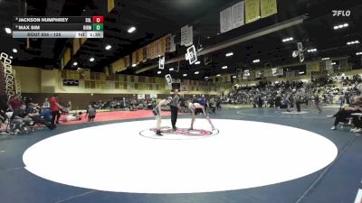 126 lbs Champ. Round 3 - Max Sim, Birmingham vs Jackson Humphrey, Sultana
